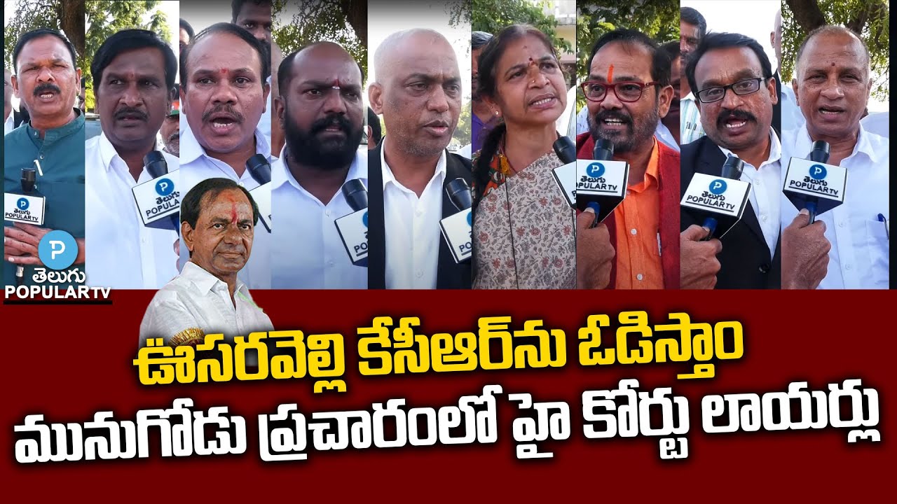 Telangana High Court Lawyers Election Campaign Munugode ByPoll CM