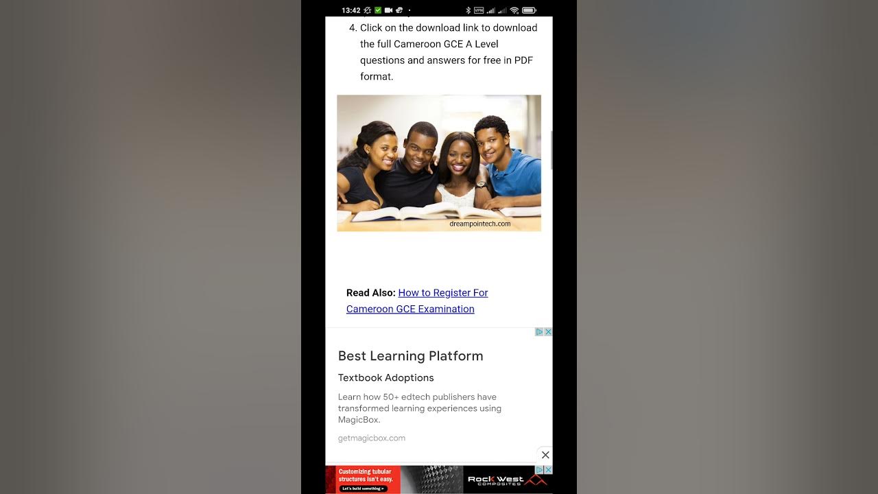 How to Download All Cameroon GCE Board Advanced Level Past Questions