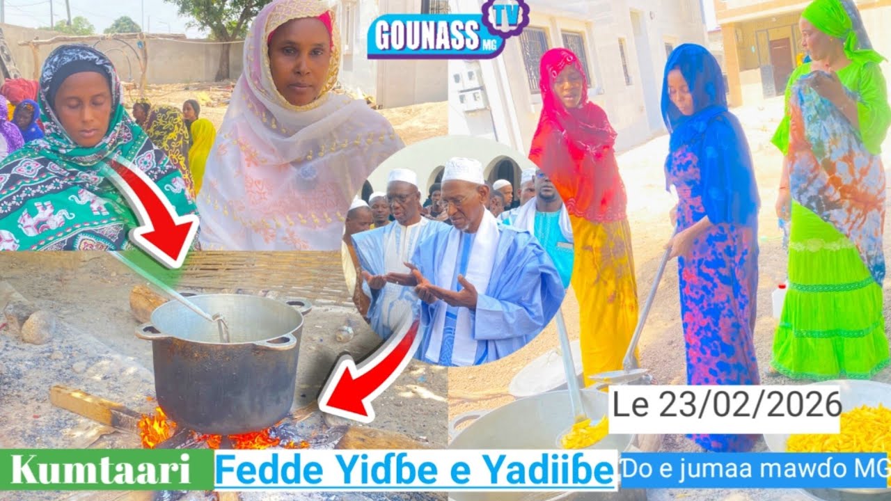 (1)Kumtaari fedde Yiɗɓe e yadiiɓe,feyde e Jumaa mawɗo Madiina Gunass,Le 23/02/2026