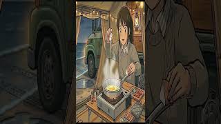 Cozy Rainy Night Camping ASMR 🌧️ Anime Cooking & Warm Vibes | @AoraStories