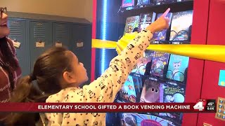 Dodge Elementary given book-vending machines through Read Nebraska grant