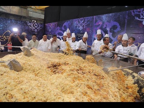 В Узбекистане приготовили мега плов - МИРОВОЙ РЕКОРД! 6 ТОНН - УЗБЕКИСТАН 24