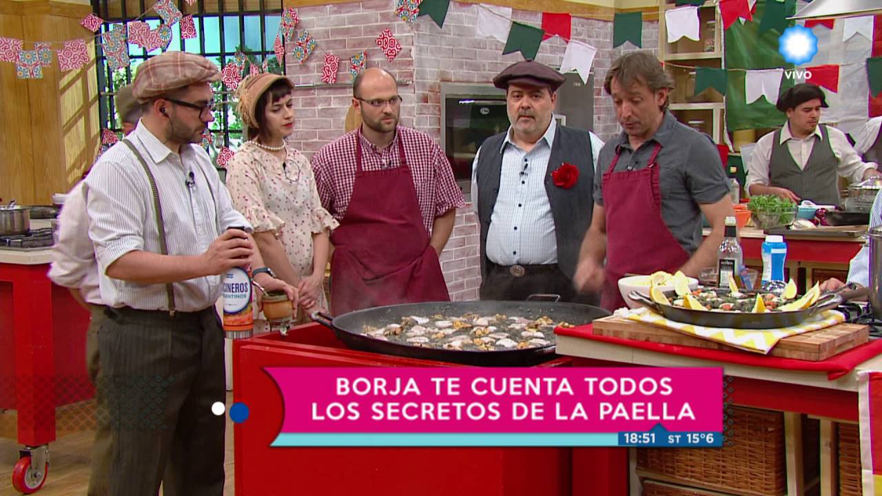 Paella Negra con Borja Blázquez en Cocineros Argentinos (2 de 2)