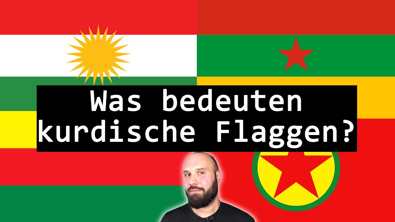 Was bedeuten die verschiedenen kurdischen Flaggen?