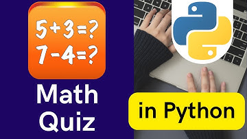 Math Quiz in Python | Create random arithmetic questions | Project for beginners.