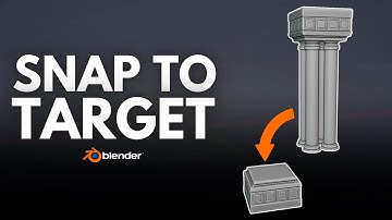 Snap to Target  Shortcut in Blender!