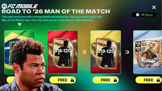 How Much OVR Can You Reach With Free Man of The Match Rewards in FC Mobile#fifamobile