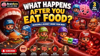 What Happens After You Eat Food? Inside Your Body Army 3D Animation