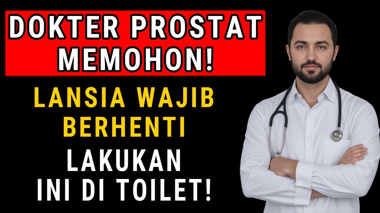 Sebagai Dokter Prostat, Saya MEMOHON agar Lansia SEGERA Berhenti Melakukan Ini di Toilet!