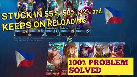 How to fix Mobile Legends Loading screen stuck in 50% repeatedly