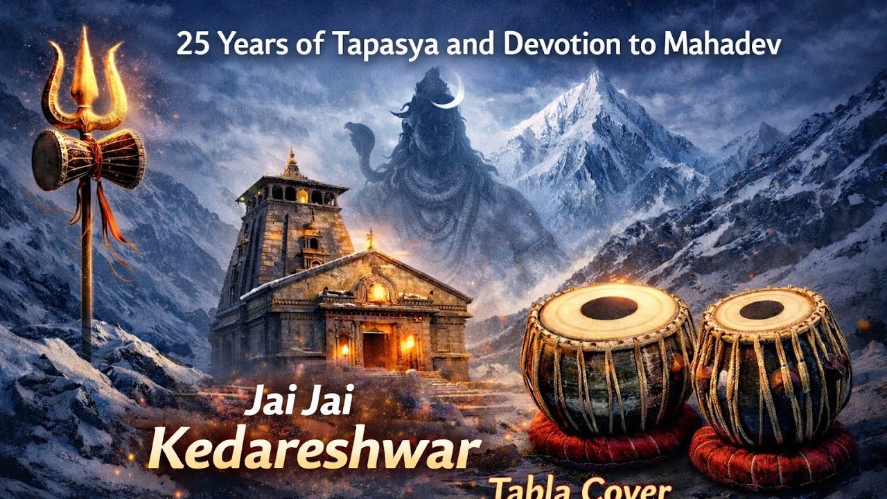 25 Saal ki Tapasya aur Mahadev ki Bhakti: Jai Jai Kedareshwar (Tabla Cover)