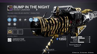 HOW TO GET BUMP IN THE NIGHT - DESTINY 2