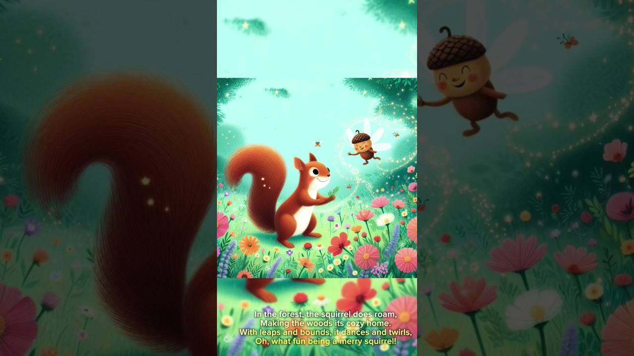Silly Squirrel's Adventure🐿✨️ shorts 