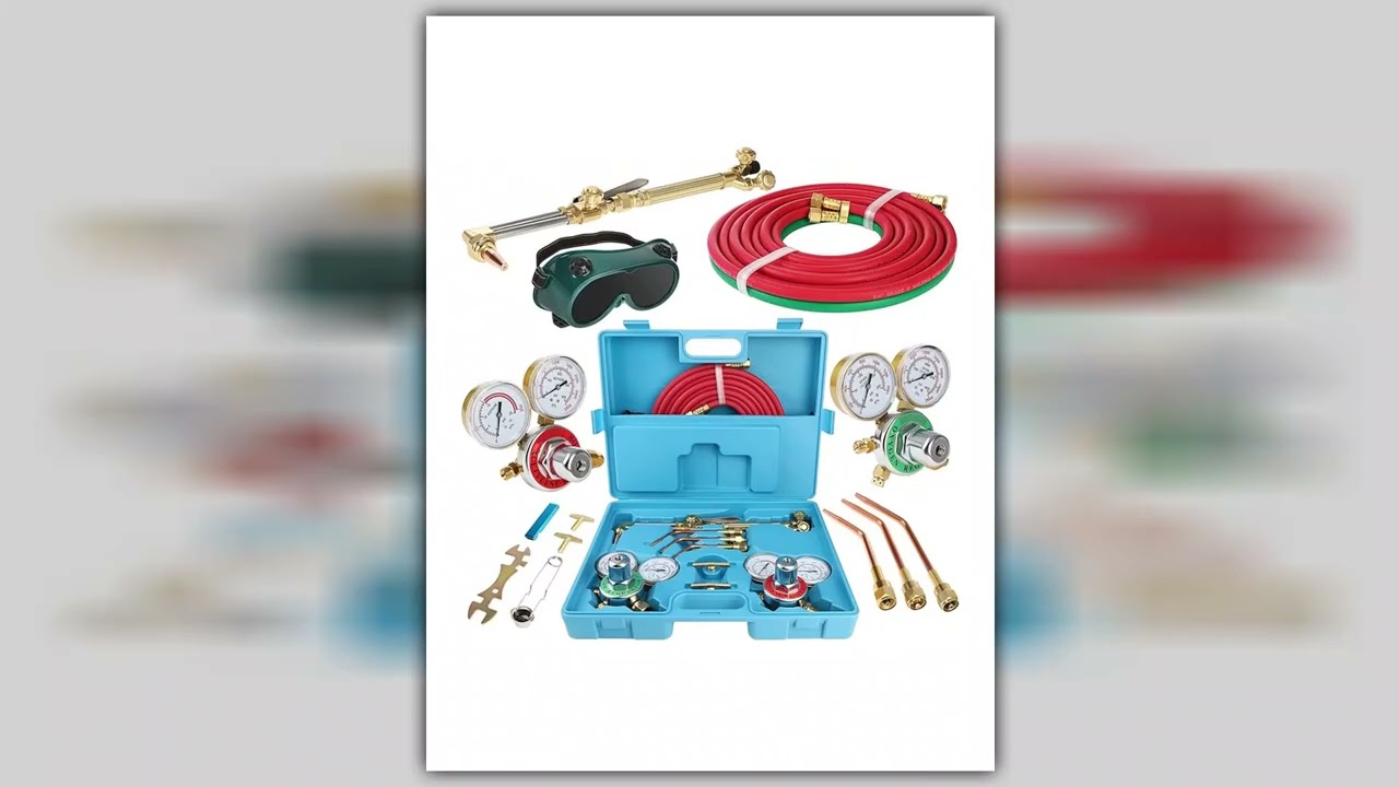 Cutting Welding Torch Kit Oxygen Acetylene Gas Portable Oxy Brazing Kit Professional Welder Tool Se