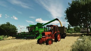 Farming Simulator 22 / Уборка пшеницы / Карта Osada