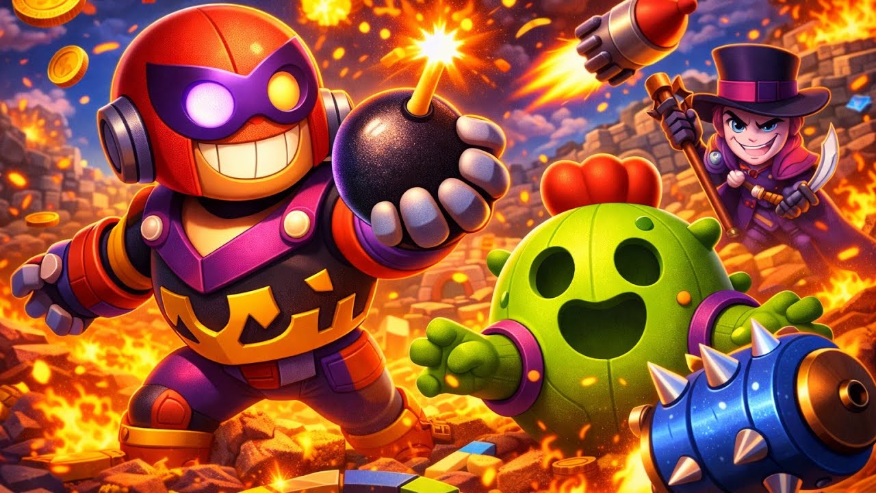 Epic Brawl Stars Team Fight