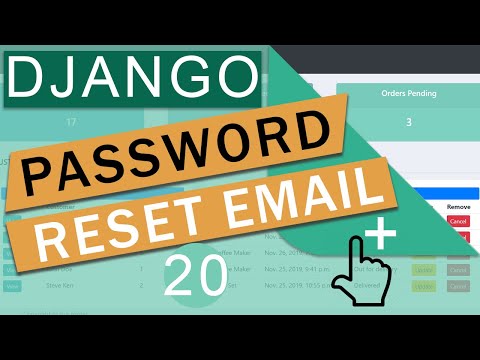 Password Reset Email | Django (3.0) Crash Course Tutorials (pt 20)