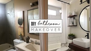 DIY Small Bathroom Makeover