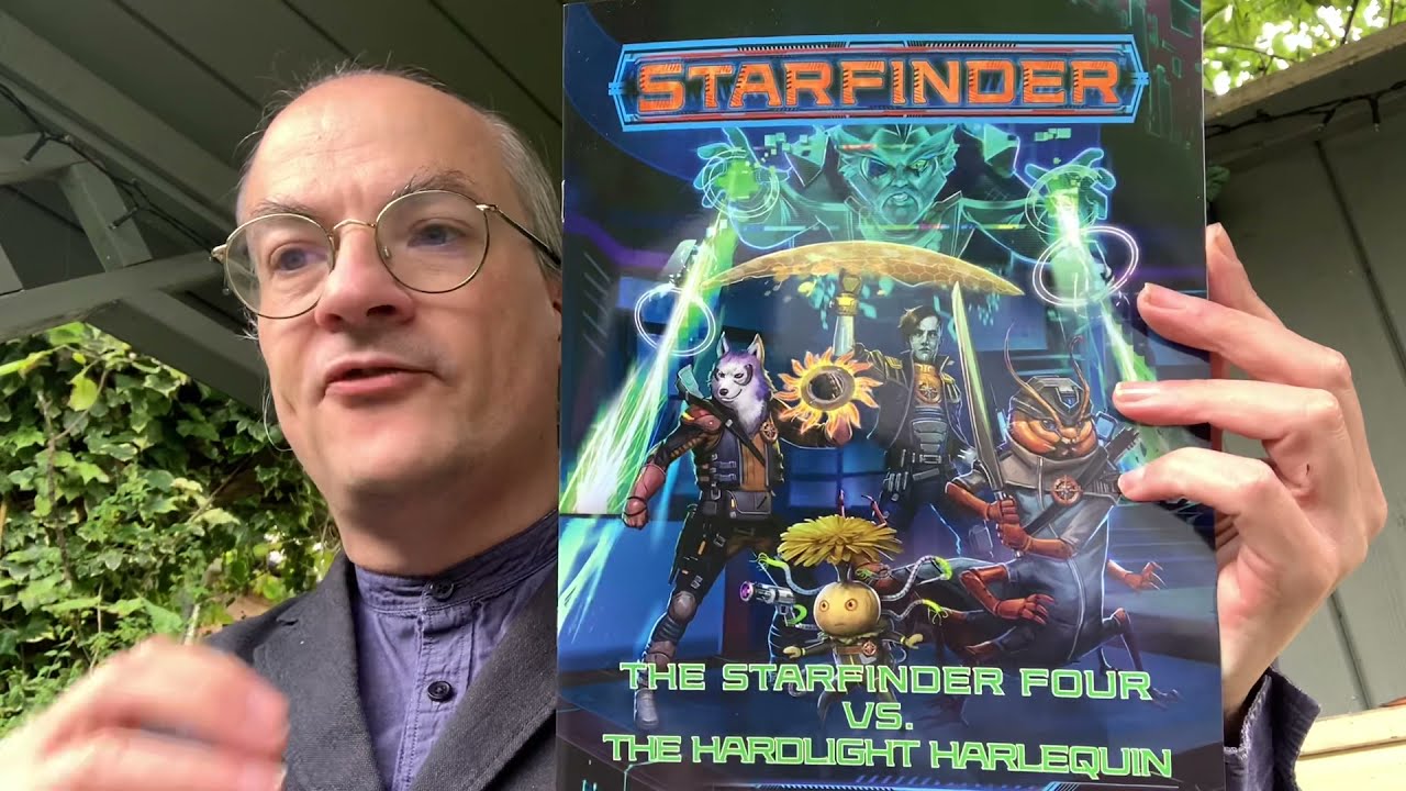 [Free RPG Day] The Starfinder Four Vs. The Hardlight Harlequin
