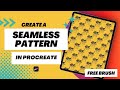 How to create a seamless pattern with procreate  christmas gnome procreate stamp free stamp