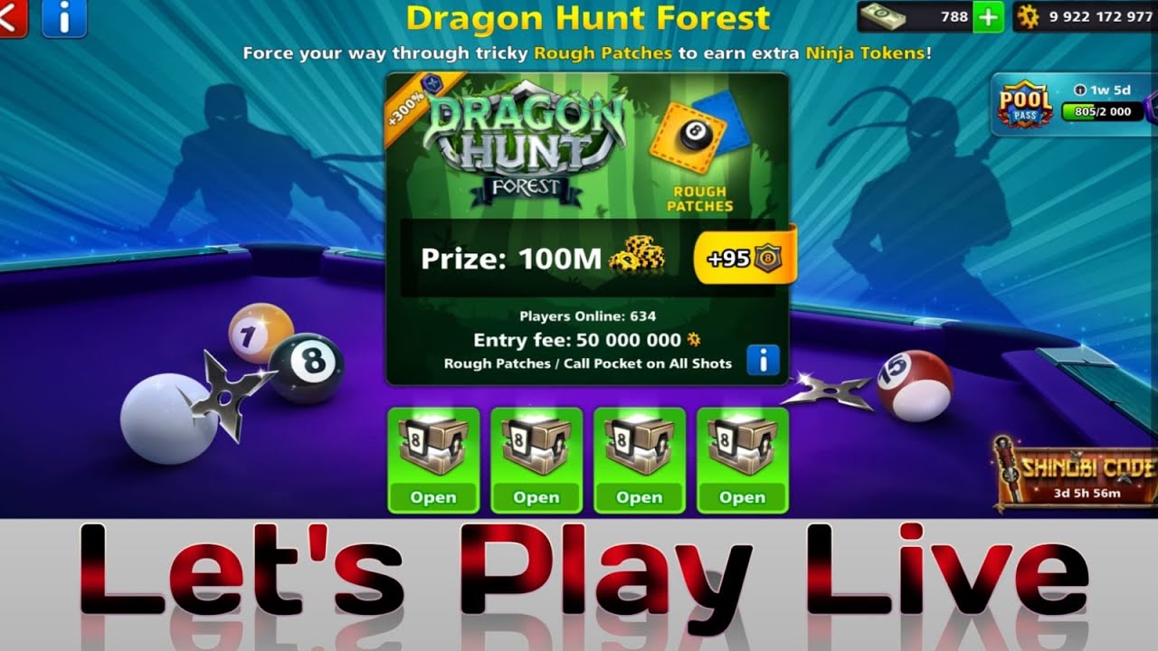 8 ball pool Live Ep 88 | New Event 100M Table I Playing with subscribers  @XJgaming8bp