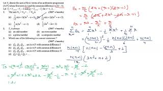 JEE ADVANCED 2007 sequence & series question