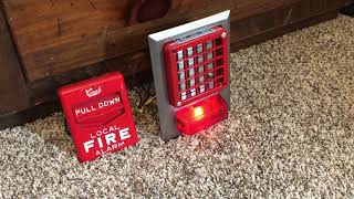 Simplex 4041 + Simplex 4050-80 & Couch F1-G Chevron Pull Station Test