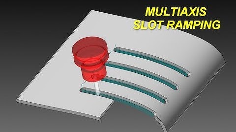 MASTERCAM MULTIAXIS CASE STUDY - 3D SLOT RAMPING