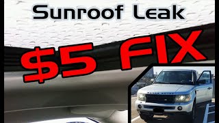 How to Fix a Sunroof Leak  Range Rover Sport L320 (20052009)