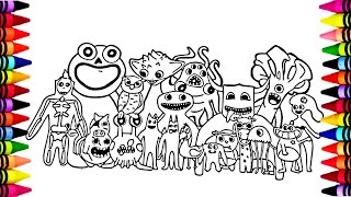 Garten of Banban 7 / All Monsters And Bosses / How to Color Characters / Coloring Pages