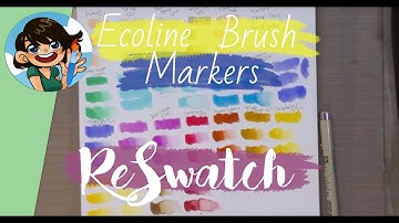 Ecoline Brush Pens Reswatch