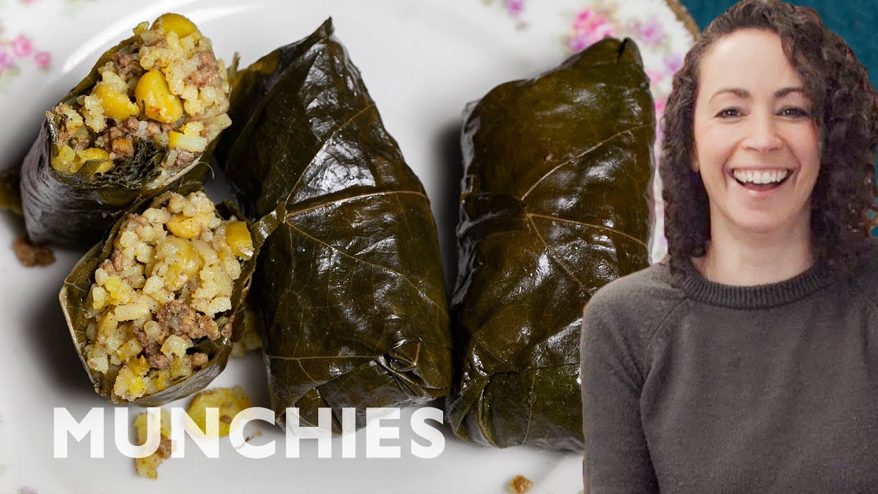 Dolmeh Barg Mo - Iranian Stuffed Grape Leaves | The Cooking Show | Munchies