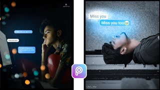 miss you photo editing picsart |Instagram trending photo editing tutorial | Harsh dongre Photography screenshot 4