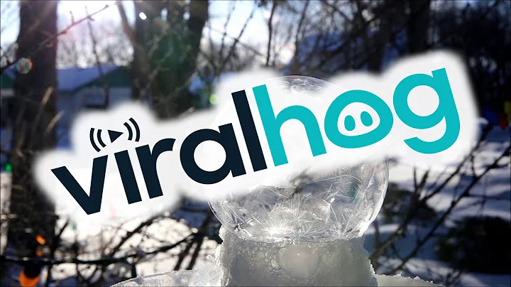 Polar Vortex Leads to Mesmerizing Freezing Bubbles || ViralHog
