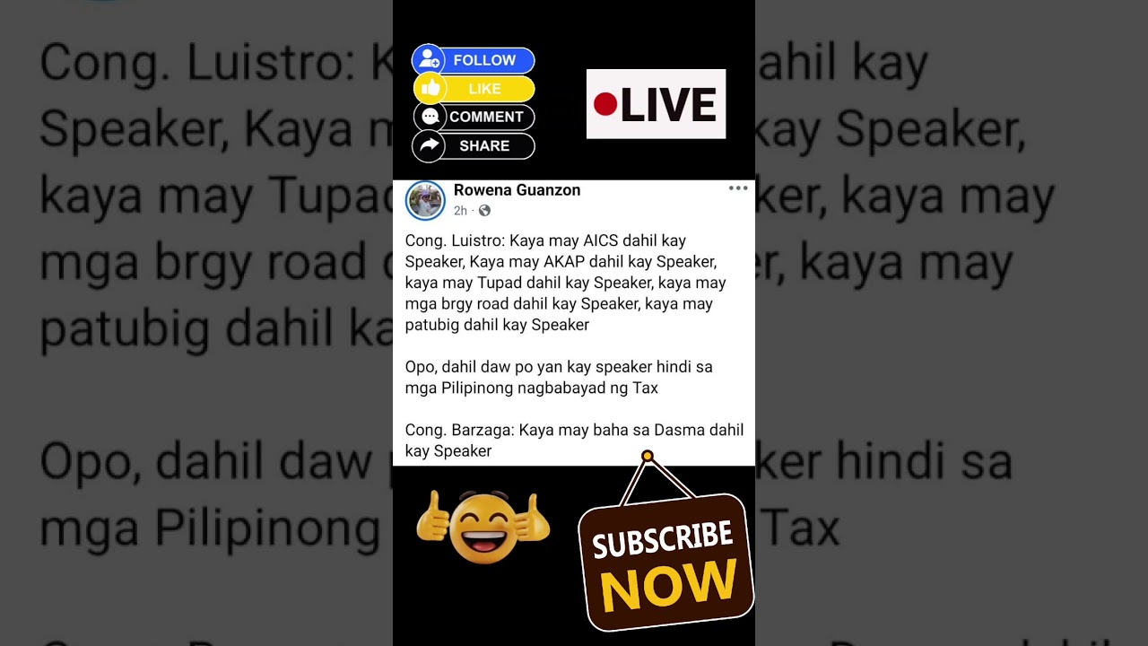 NANG DAHIL KAY SPEAKER? 