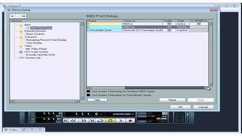 Cubase 5 Tutorial - Lesson 14: MIDI SetUp