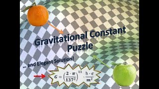 Gravitational Constant Puzzle ... and Elegant Solution!