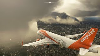 (4K) Ultra Settings  Full Flight  London  Paris  Easy Jet A320 Neo  MSFS 2020