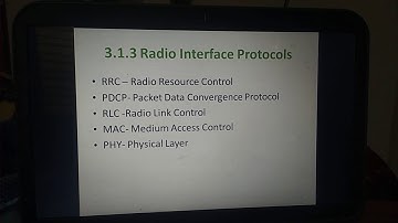 Explanation on  Radio interface protocols by Dr. Komala.M, associate professor, dept of ECE