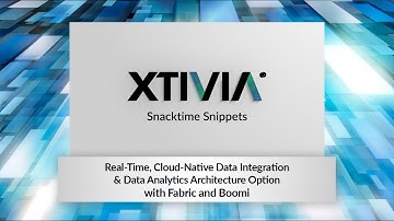 Real-Time, Cloud-Native Data Integration & Data Analytics Architecture Option with Fabric and Boomi