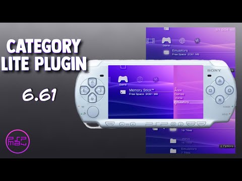 Tutorial : organise your PSP apps and games using the category lite plugin v1.6