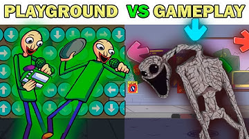 FNF Character Test | Gameplay VS Playground | Baldi, Aurora
