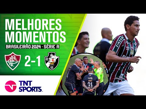 GANSO FAZ DE CABEÇA, VASCO TEM GOL ANULADO PELO VAR E RECLAMA DA ARBITRAGEM | FLUMINENSE 2X1 VASCO