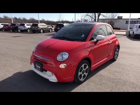 2017 Fiat 500e Battery Electric Tulsa Broken Arrow Owo Bixby 2017 Fiat 500e Battery Electric Tulsa Broken Arrow Owo Bixby Green Country Ok S80802a