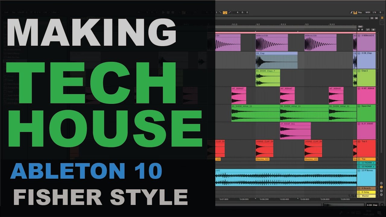 How to make Tech House in 2020 like Fisher - Ableton 10 - YouTube