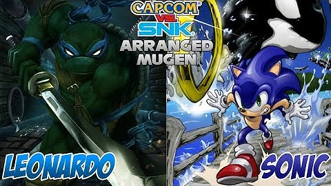 Capcom VS SNK Arranged MUGEN Playthrough - Leonardo / Sonic