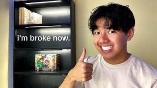 i got addicted to anime and manga, so i built a shelf for it