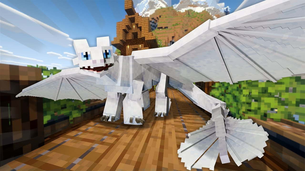 Я приручил ЛАЙТФЬЮРИ в Minecraft Isle of Berk