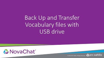 NovaChat Backup & Transfer with Dual USB Drive