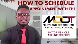 How to Schedule Appointment with the Maryland Motor Vehicle Administration!! screenshot 1